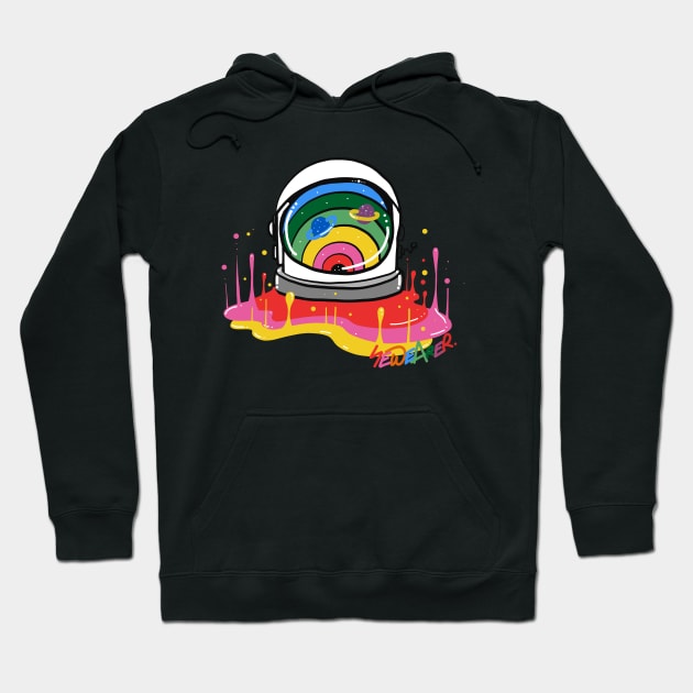 Trippy Spaceman Hoodie by ms_wearer